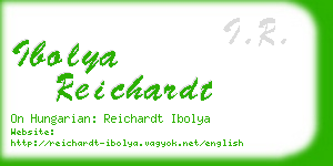 ibolya reichardt business card